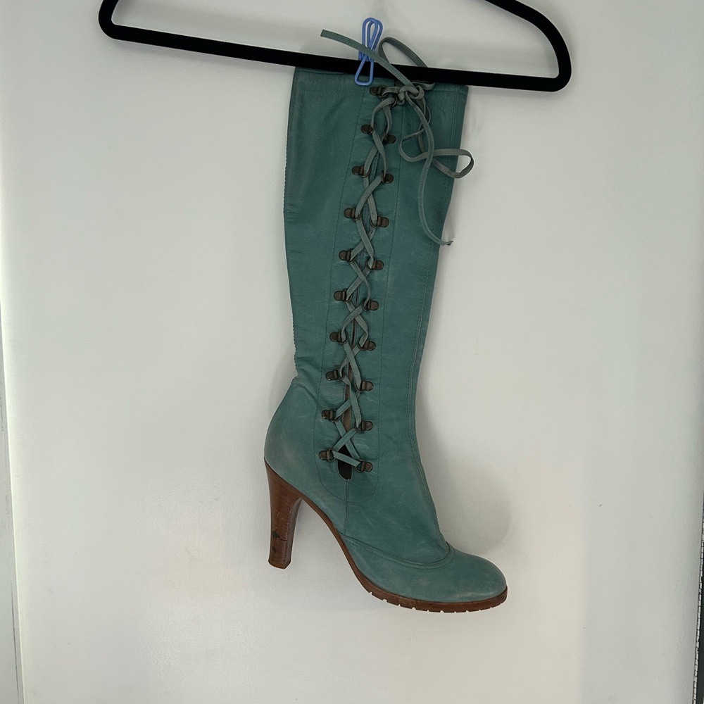 Vintage Marc Jacobs - Lace Up Heeled Boots - Made in Italy - Picture 1 of 5